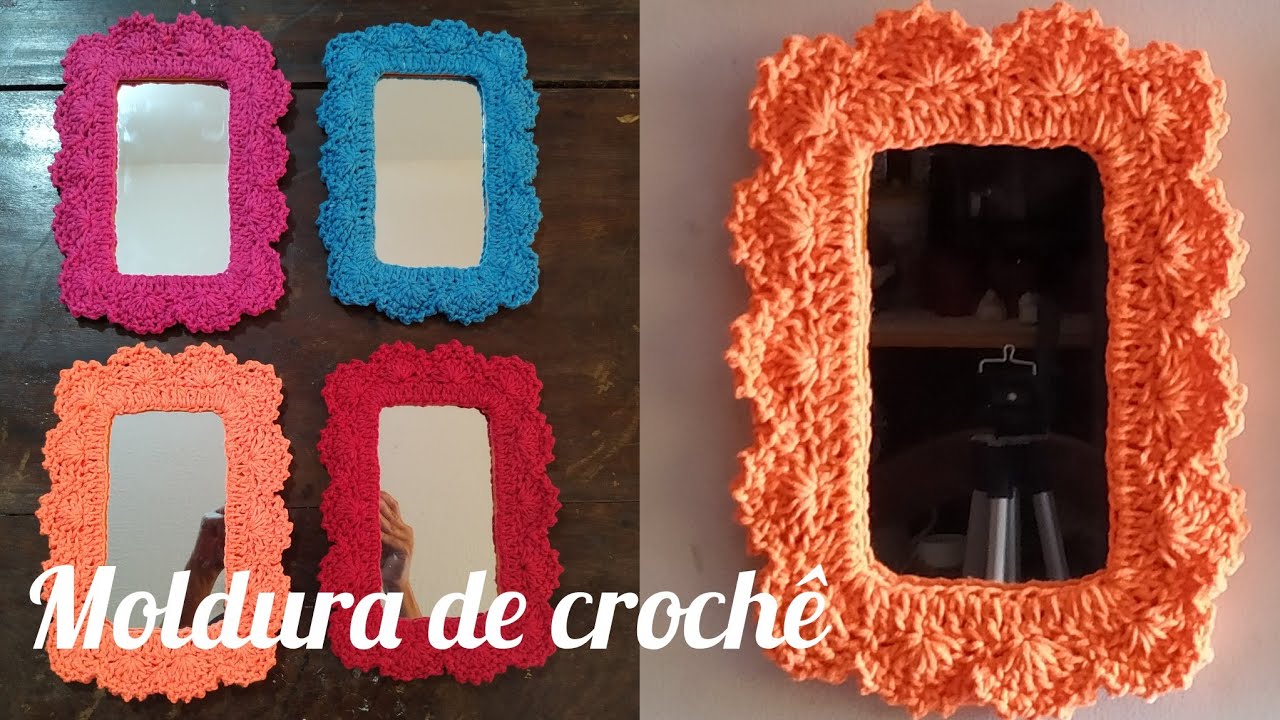 MOLDURA DE CROCHÊ #marcialobocroche