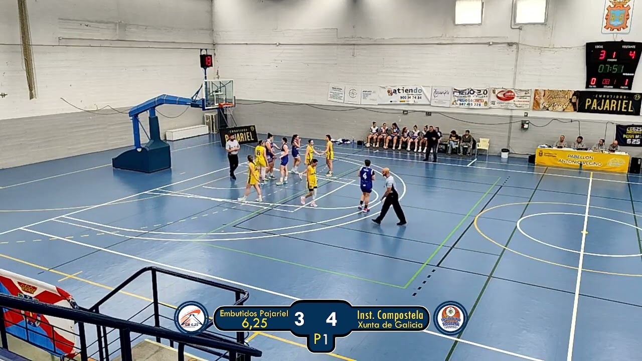 J29. Primera División Femenina. Embutidos Pajariel 6,25 vs INSTITUTOS DE COMPOSTELA XUNTA DE GALICIA