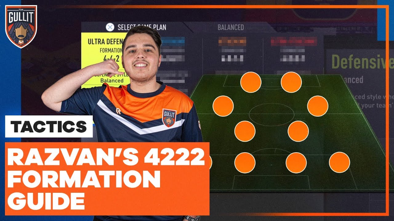 Rãzvan Puiu's INSANE 4-2-2-2 Counter Attacking Custom Tactics🏃‍♂️💨 | 4-2-2-2 Formation Guide