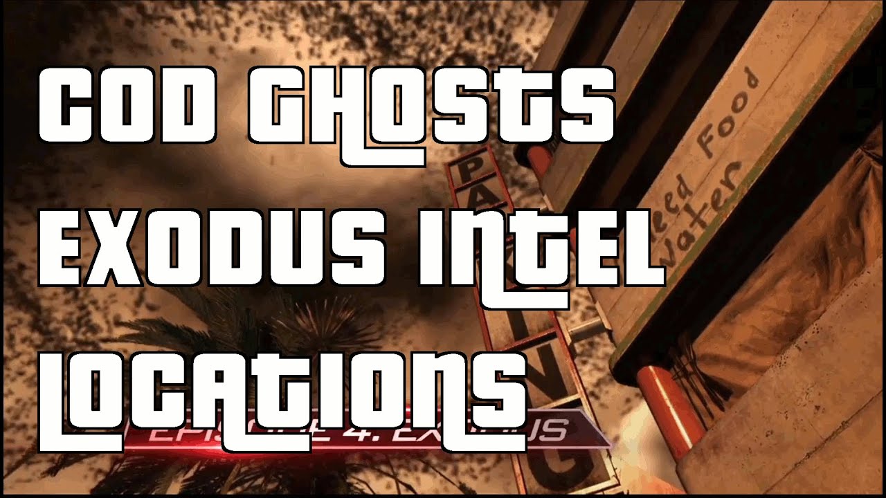 COD Ghosts Extinction Exodus All 3 Intel Locations Guide