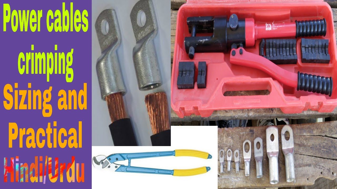Heavy Cables Thimble(Lugs) Installation in hindi urdu