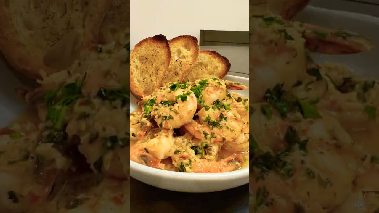 🔥 Garlic Butter Shrimp Scampi 🍤✨