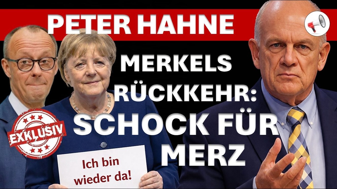 Peter Hahne im Interview: Merkel demütigt Merz! Wird Merkel Bundespräsidentin?