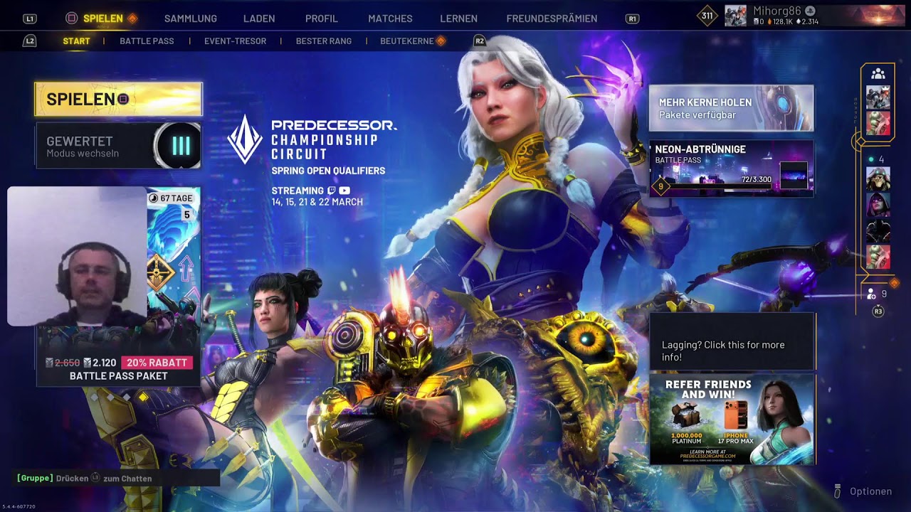 |PREDECESSOR|RANKED + Standard/LIVE Gameplay Deutsch/Ps5