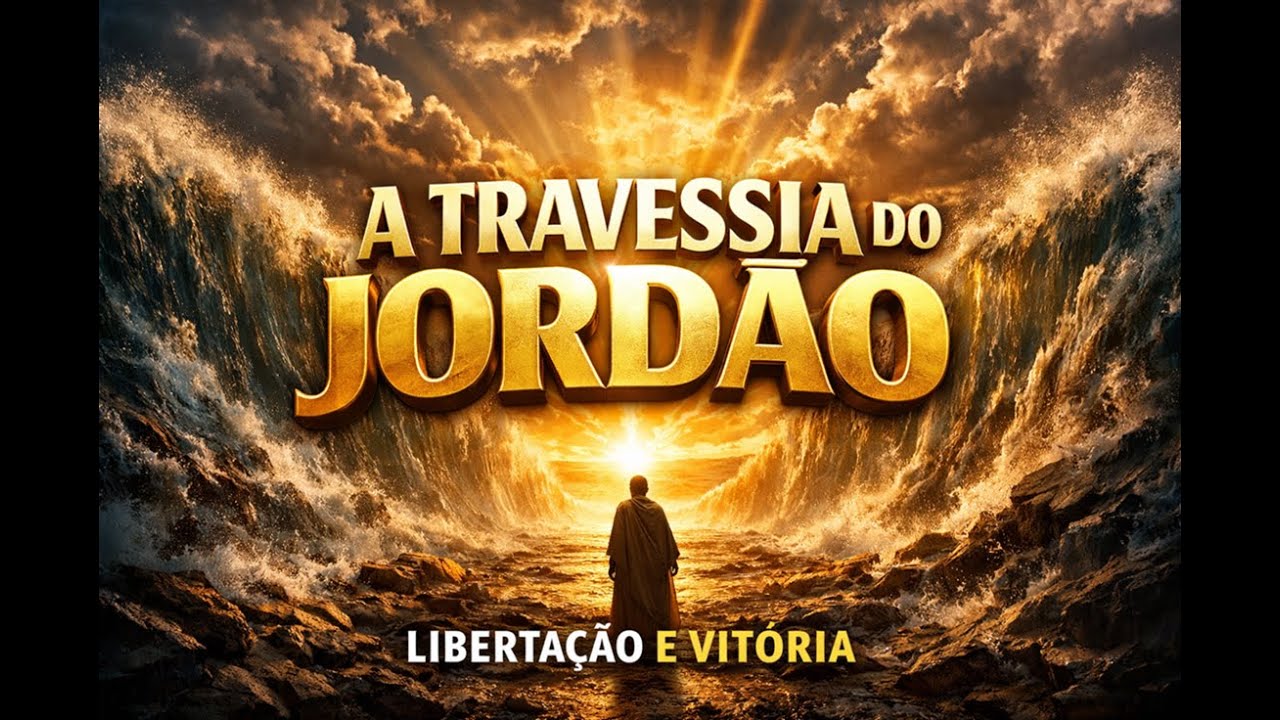 A TRAVESSIA DO JORDÃO - Louvor Inédito 2026 - Batalha Espiritual, Música Gospel Poderosa)