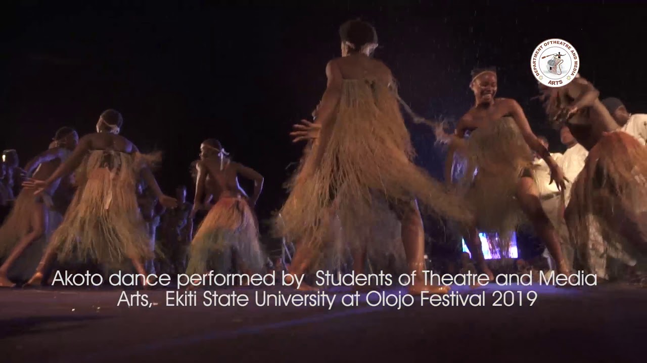Akoto dance performed by Theatre and Media Arts Students