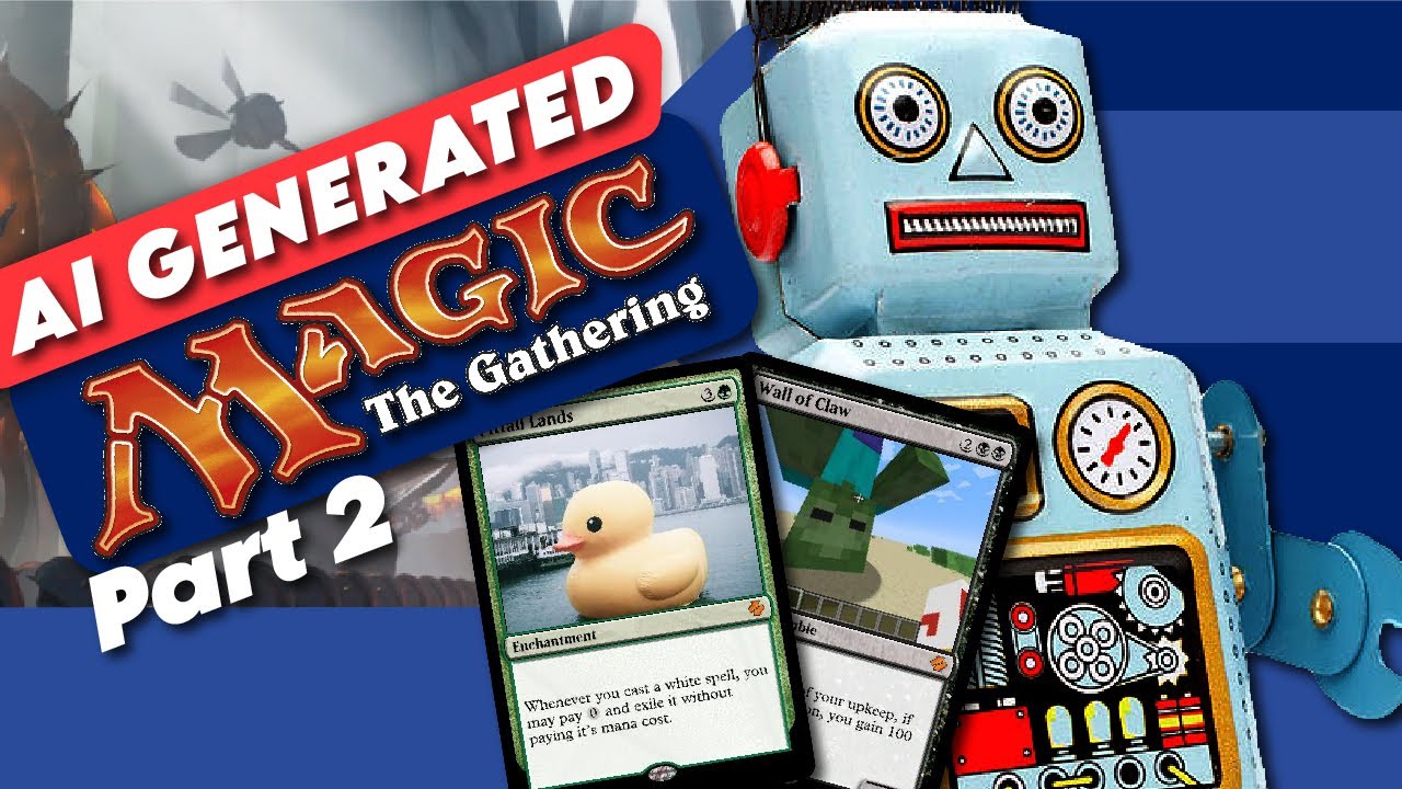 We Try Our Best to Finish a Game With AI Generated Magic Cards