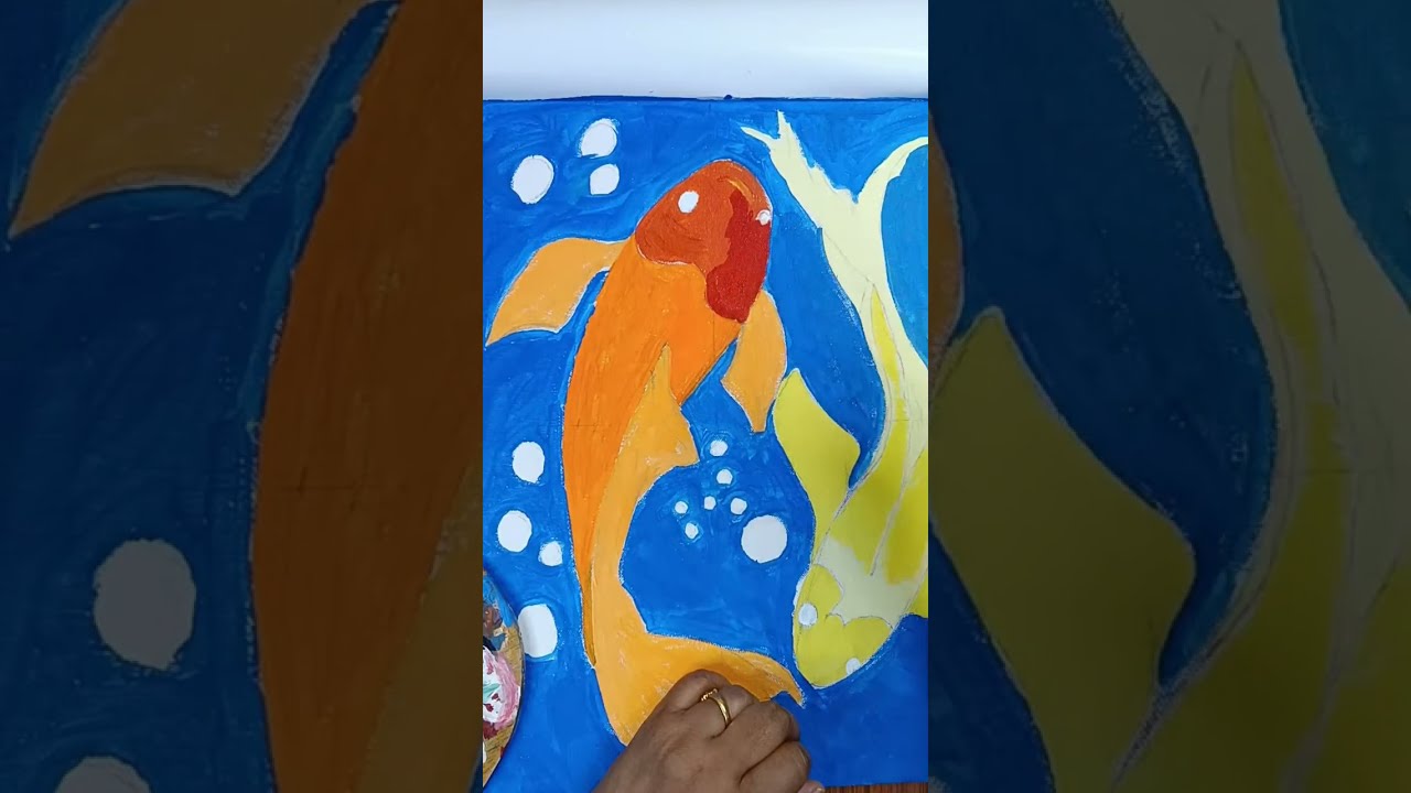 How to Draw /Acrylic painting for home decorations -day2| Easy and Step by Step Art tutorial