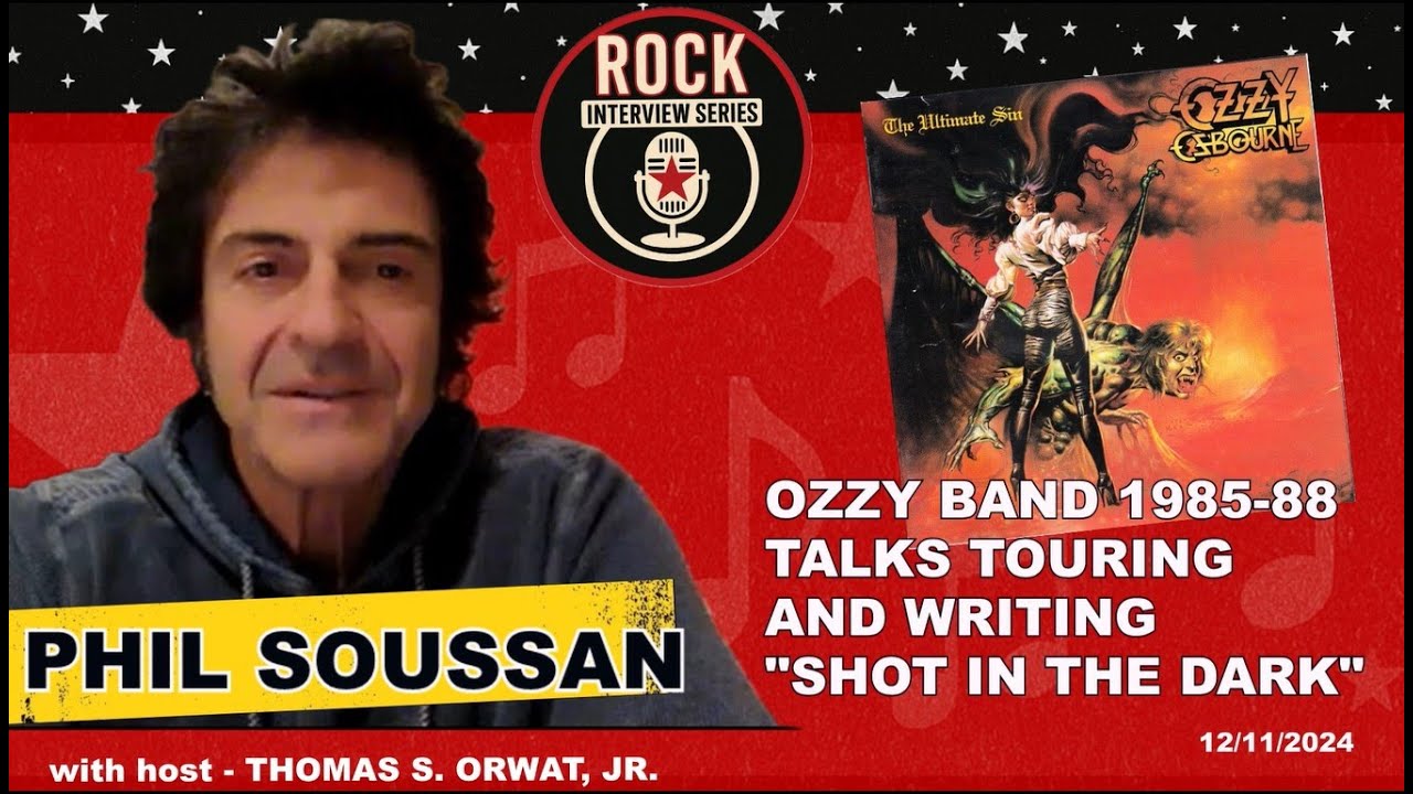 Phil Soussan bass player with OZZY 1985-88 talks about joining the band, writing Shot in the Dark +