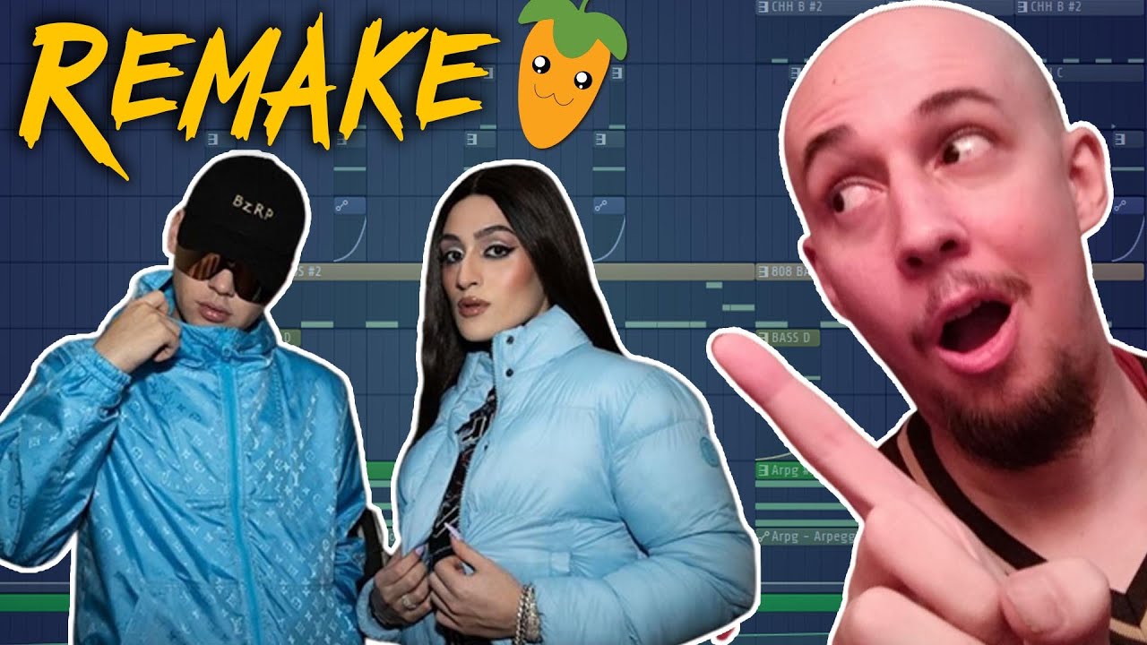 ASÍ se hizo BZRP #51 con VILLANO ANTILLANO ❗ BEAT REMAKE ❗ Free FLP