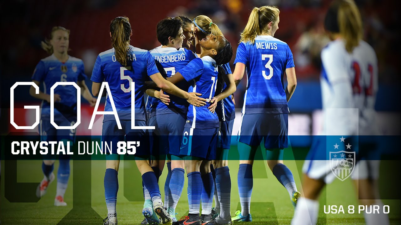 WNT vs. Puerto Rico: Crystal Dunn Fourth Goal - Feb. 15, 2016