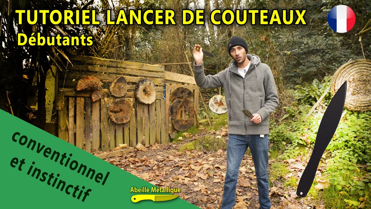 Tuto - lancer de couteaux pour débutants - Cold steel flight sport