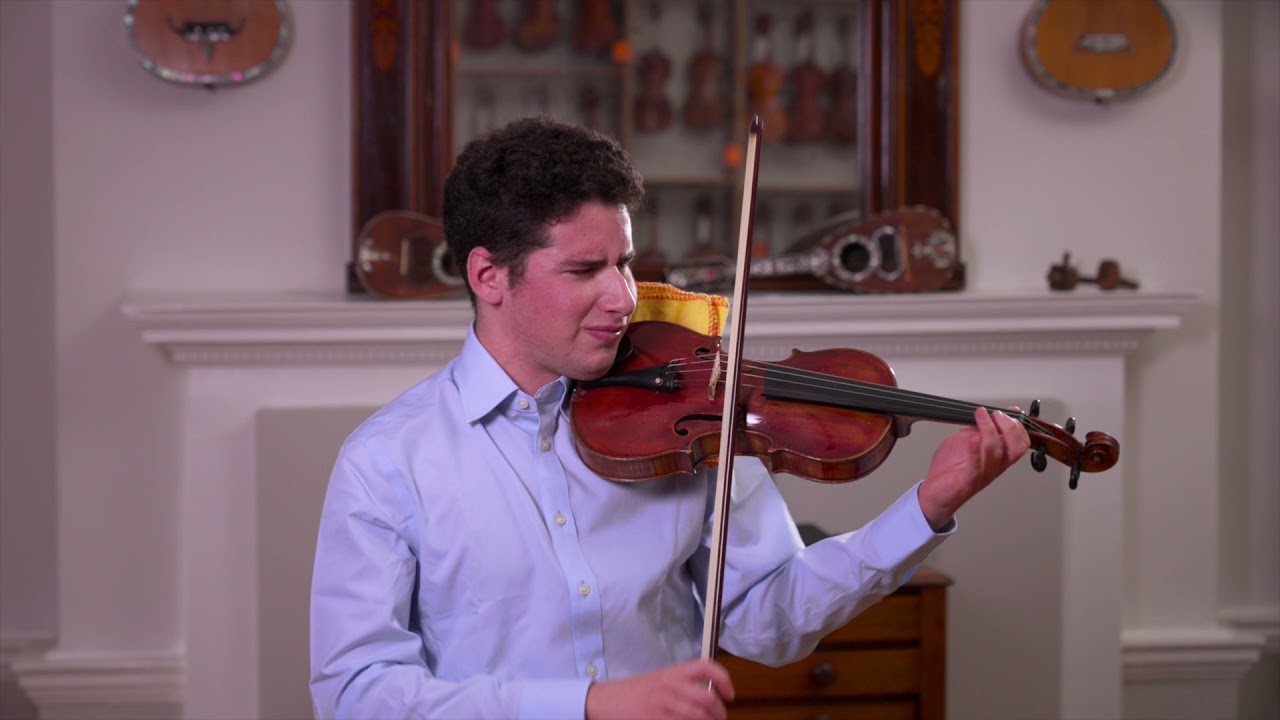 Lot 189: An Italian Violin by Alfredo Contino, Naples 1920