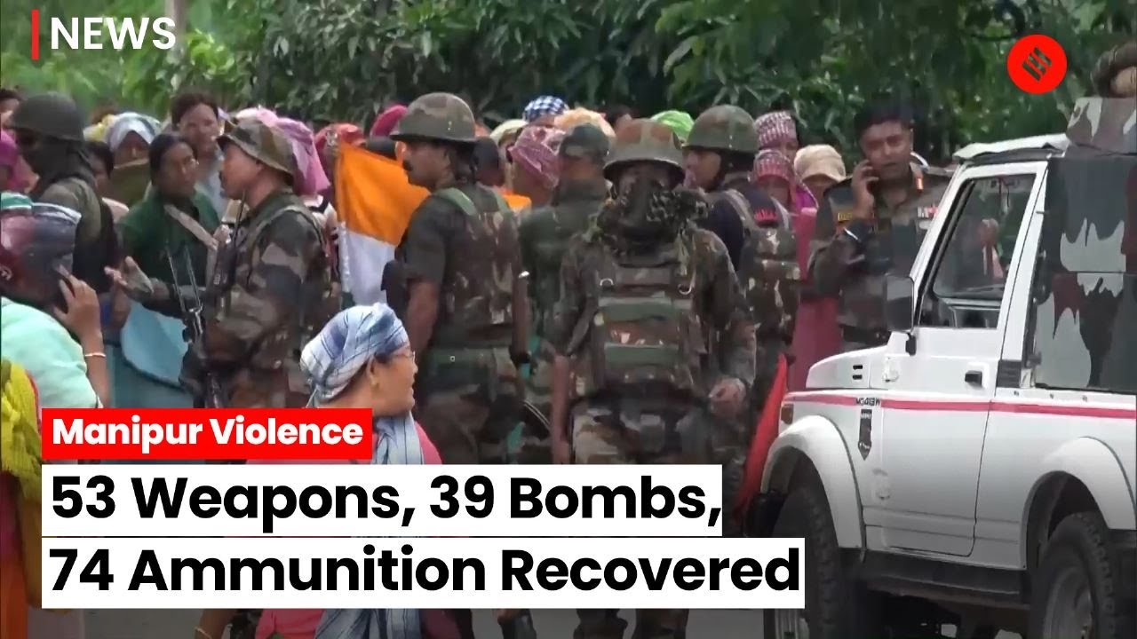 53 Weapons, 39 Bombs And 74 Ammunition Recovered During Combing Operation In Manipur