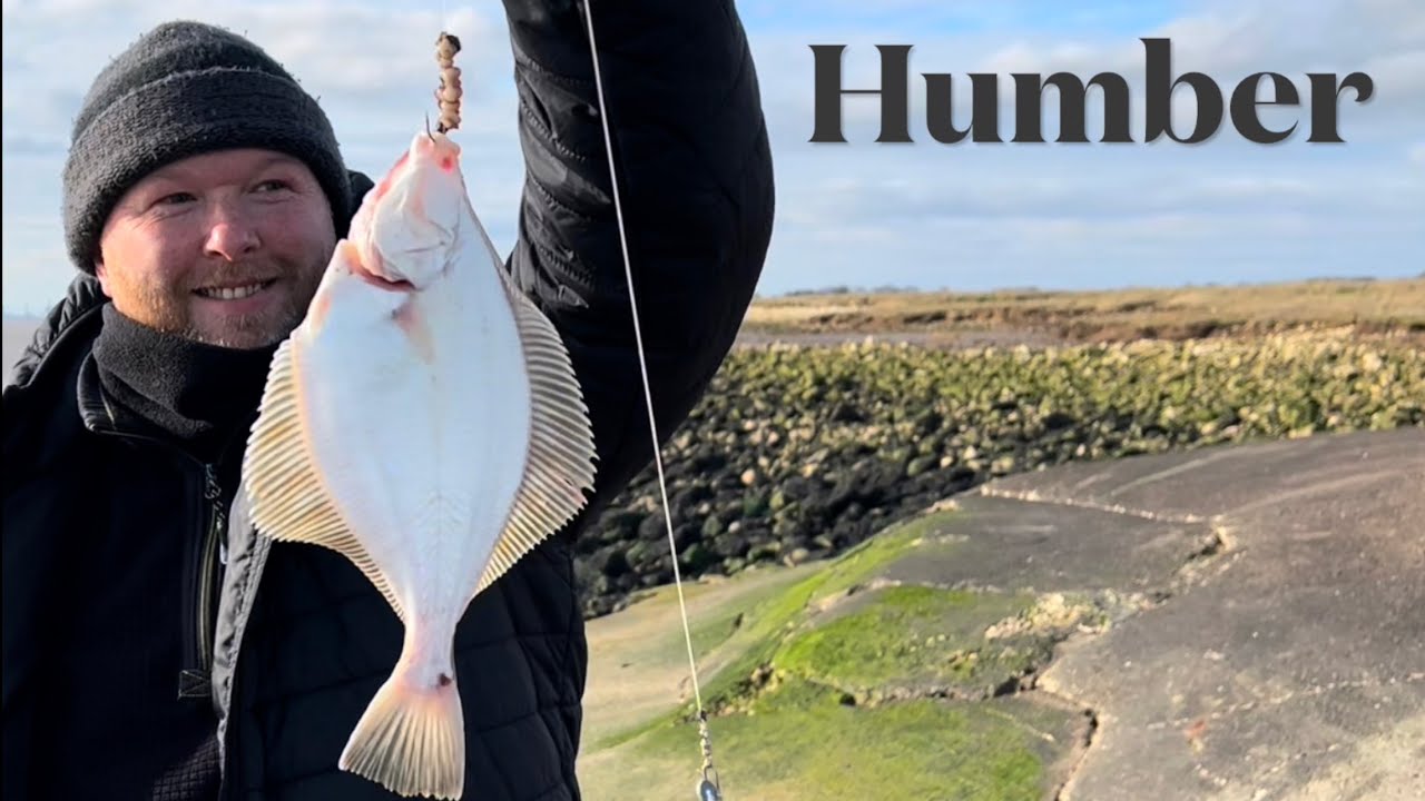 River Humber. Beach fishing Uk. Holderness coast.