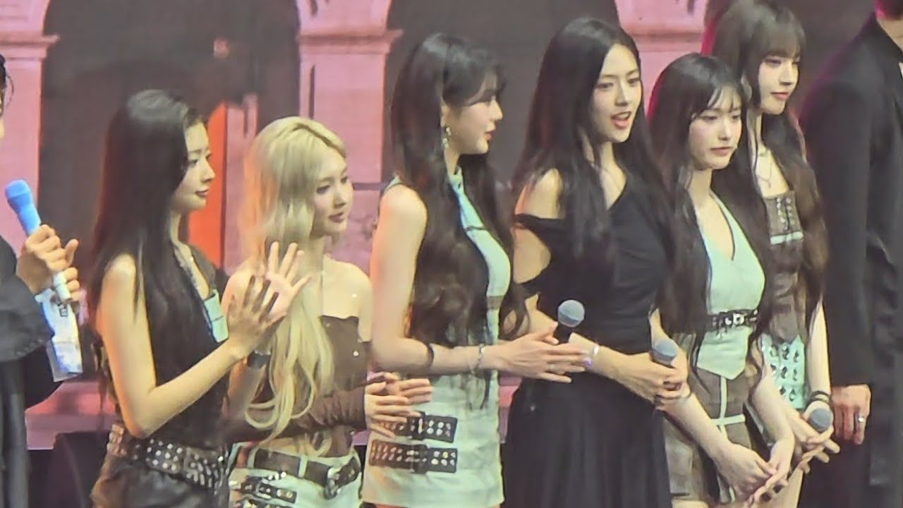 IVE 아이브 Music Bank in Lisbon 2025 Ending greetings fancam 20250927