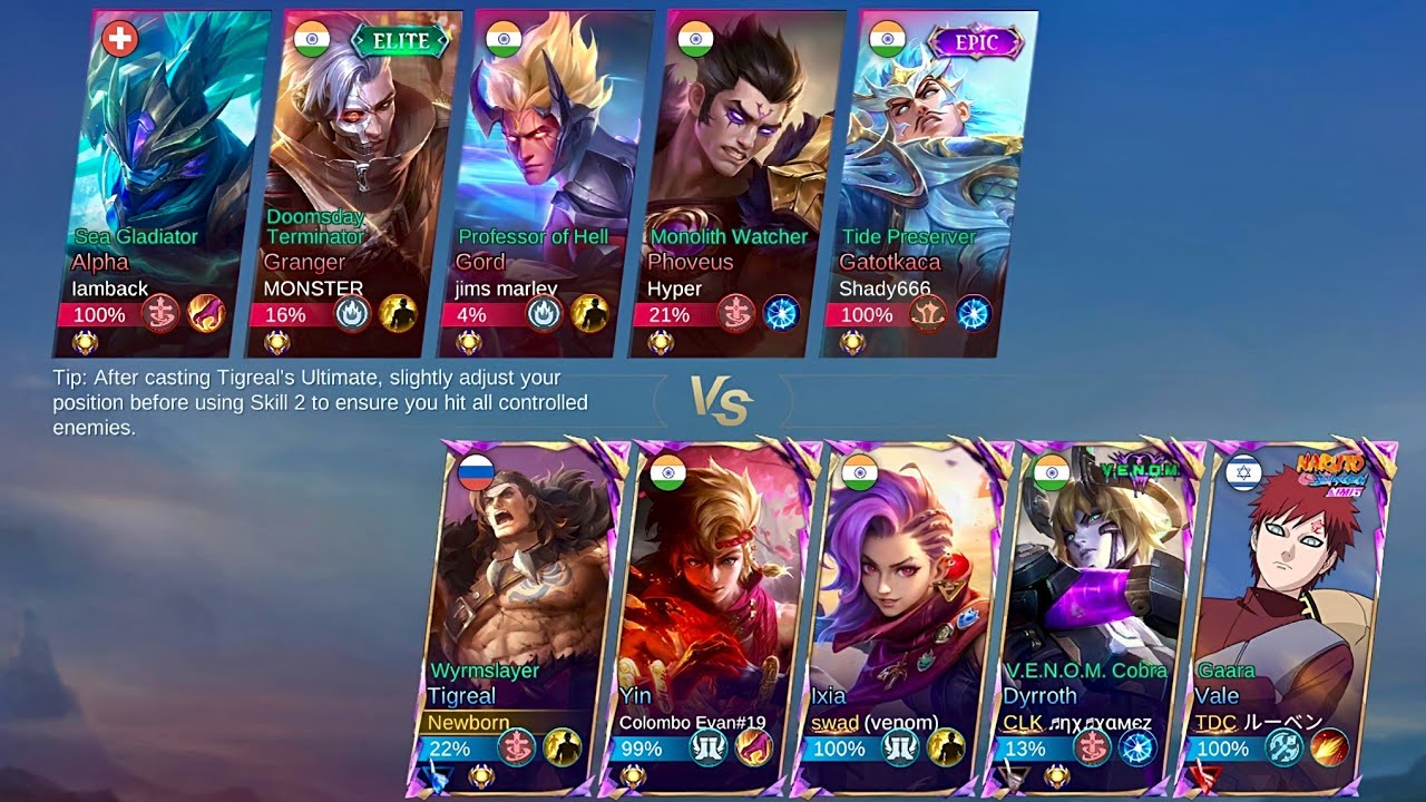 TIGREAL MEETS FULL TANKY ENEMY TEAM IN RANKED 🥵 | BEST BUILD TO FOR META HEROES 2026. 👿 | MLBB