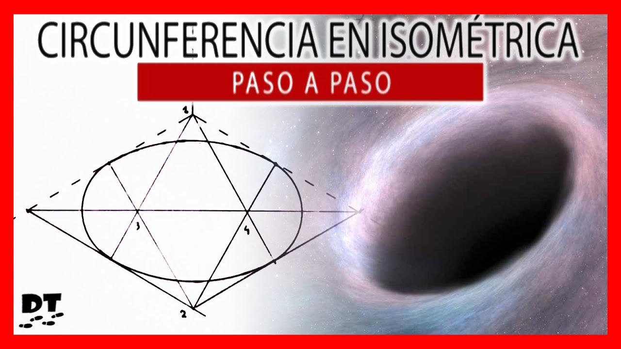 ⭕ Como hacer una CIRCUNFERENCIA en perspectiva ISOMÉTRICA 🏉