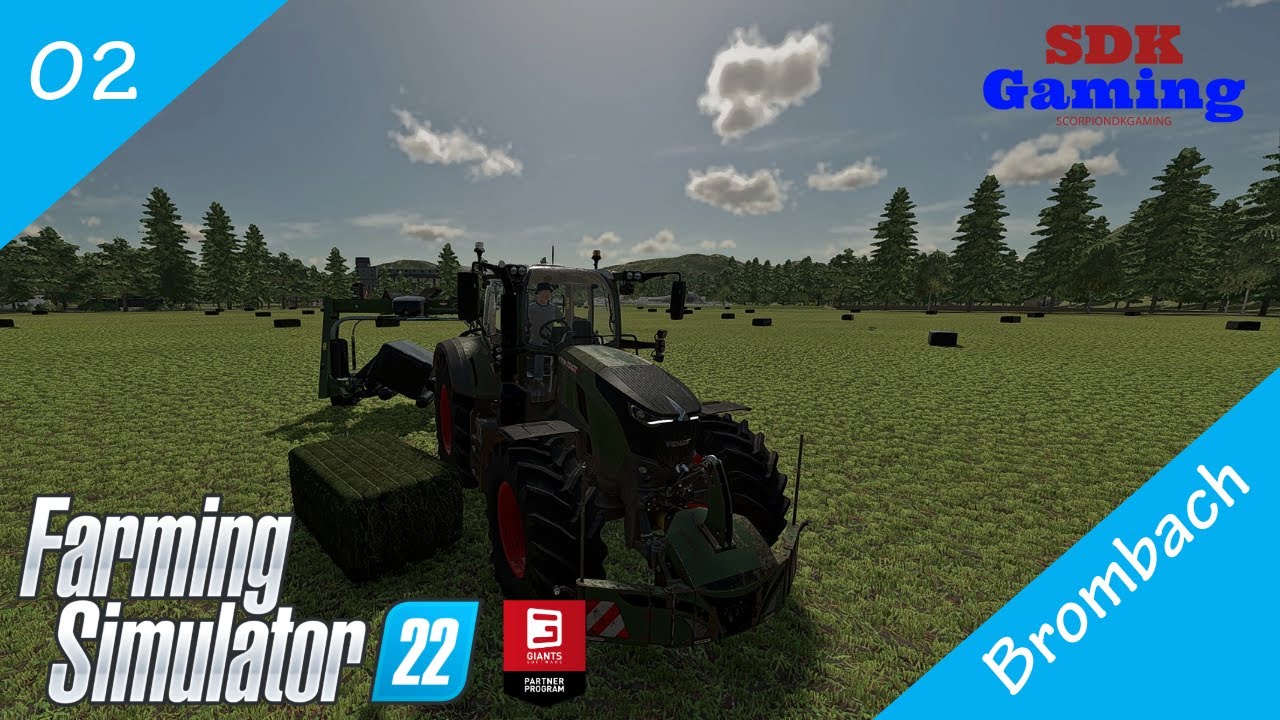 #FS22 ❖ Brombach ❖ #EP02 ❖ Have built a new farm and continue with silage bales ❖