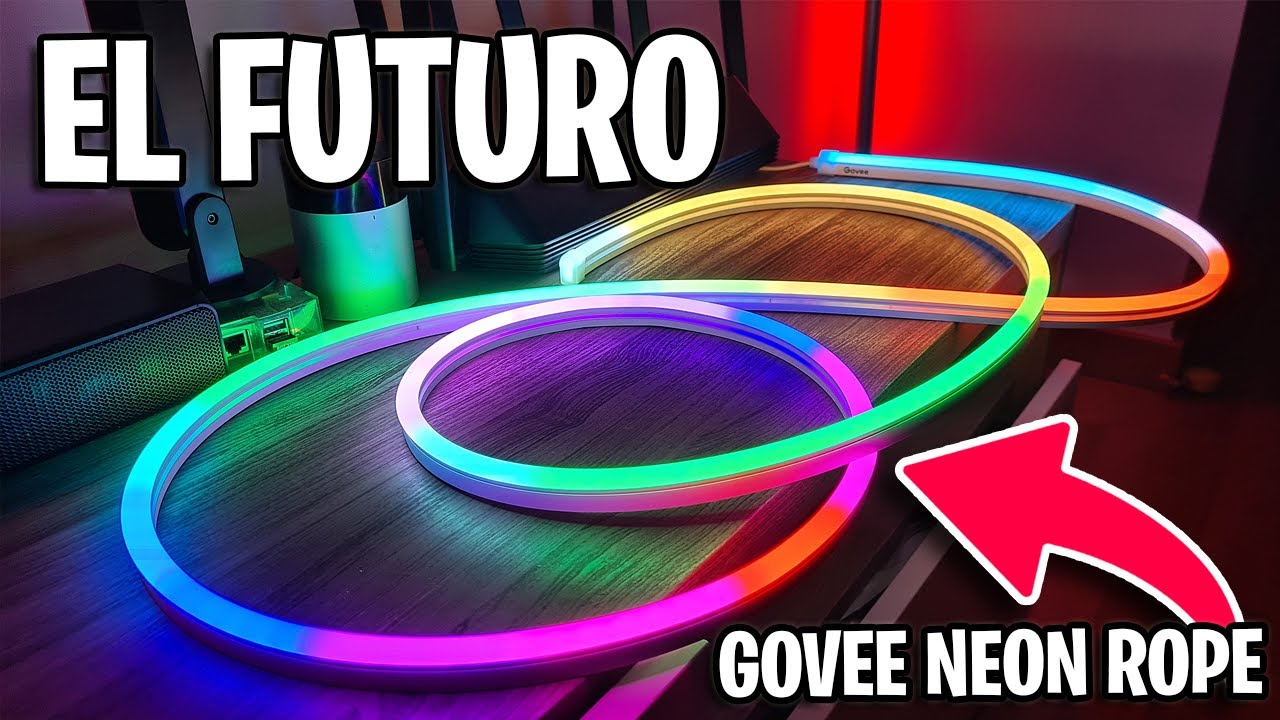 🔴 El Futuro de las TIRAS LED - Govee Neon Rope / Mejor que Philips Hue ?