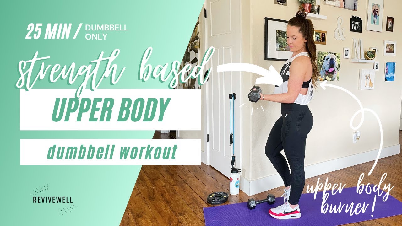 25 Min Upper Body Supersets! | Upper Body Burner! | Dumbbell Workout | REVIVEWELL TRAINING
