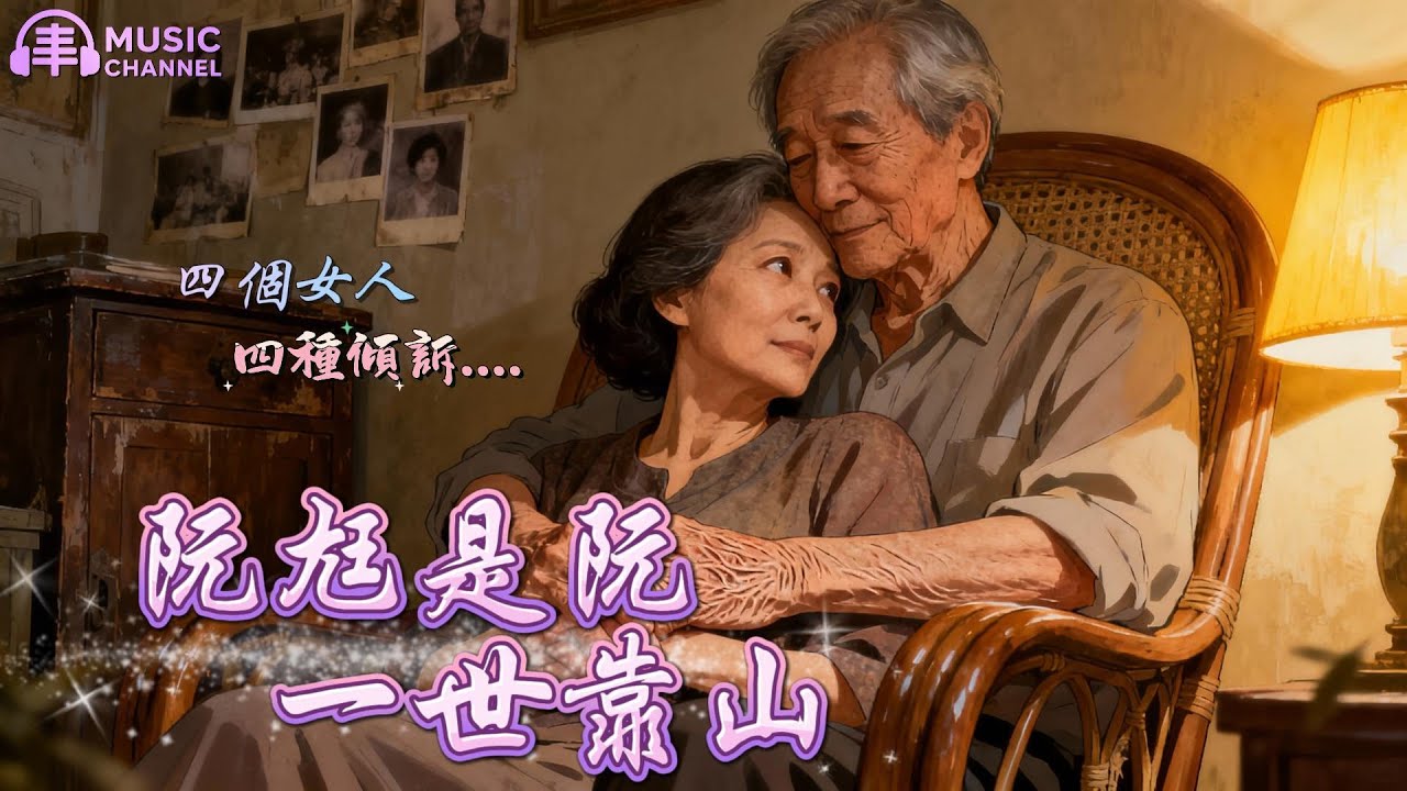 #阮尪是阮一世靠山#尪某情#三部連作之二#四個女人四種傾訴【2025台語流行歌曲】Nice song/いい曲ですね/좋은 노래네요「這是一首唱給老伴的人情歌-你是阮這世人永遠的靠山」#台灣味
