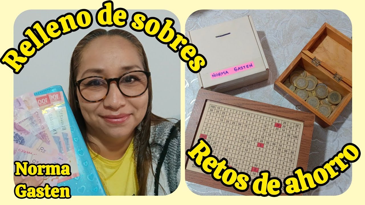 ✅ RETOS DE AHORRO 🎉. Relleno de sobres 💌 #normagasten 