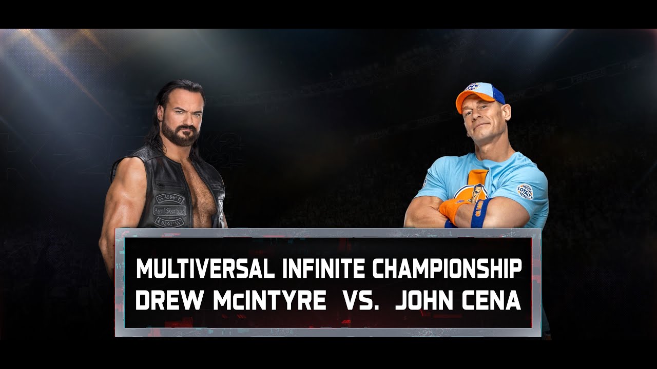 Drew McIntyre Is Looking To Take 2 of Cena's Championships in this One Match!
