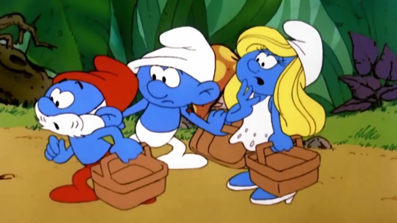 Sant barrufet i el drac - Els Barrufets en catal&agrave; | Dibuixos animats per a nens