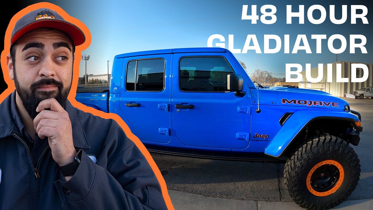Crazy Expensive Jeep Gladiator "WindowTint" Surprise! 48 hours for tires, wheels, bumper, and winch