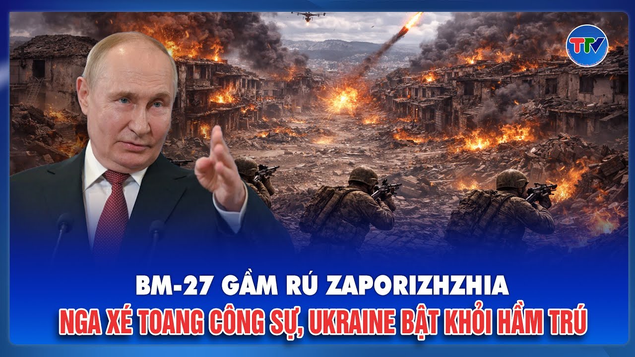 Thời sự Quốc tế chiều 2/2: Nga tung Uragan như giông bão, pháo phản lực xé nát phòng tuyến Ukraine