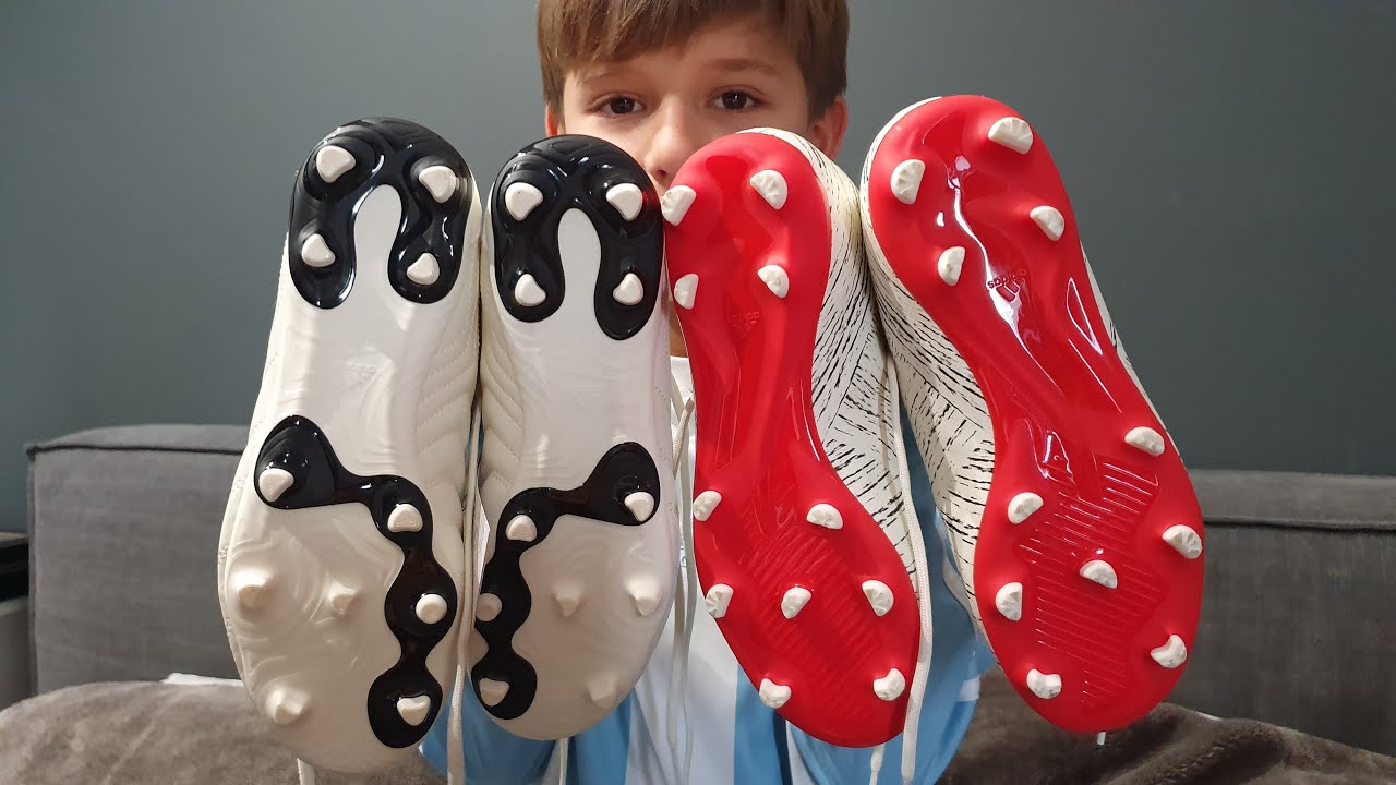 New Football Soccer Boots And Nike Shin Pads