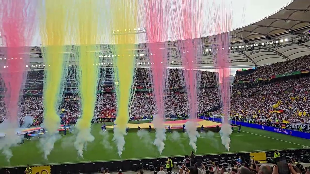 Spain 🇪🇸 vs Germany 🇩🇪 Pregame Ceremony Euro 2024 Quarterfinal Stuttgart July 5