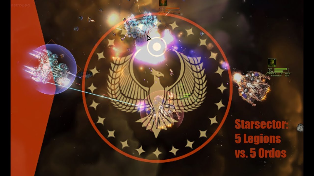 Starsector .96: 5 Legions destroy 5 Remnant Ordos - the Power of the Proxy