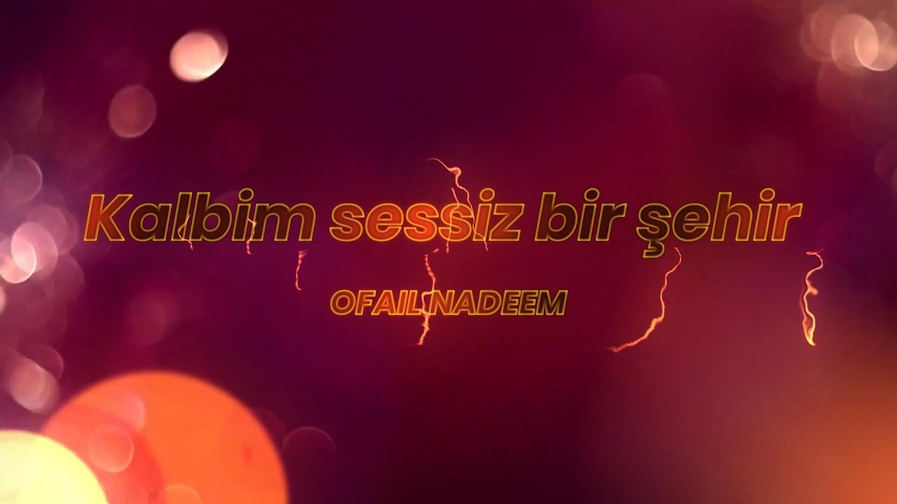 Kalbim sessiz bir şehir / My heart is a silent city | Turkish Ballad