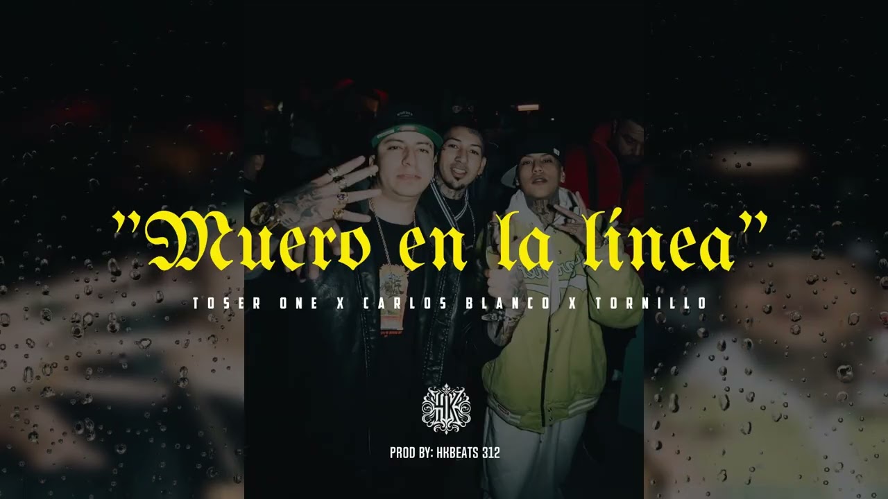 Toser One x Carlos Blanco x Tornillo Type Beat - "MUERO EN LA LÍNEA" Instrumental Rap Malandro 2025