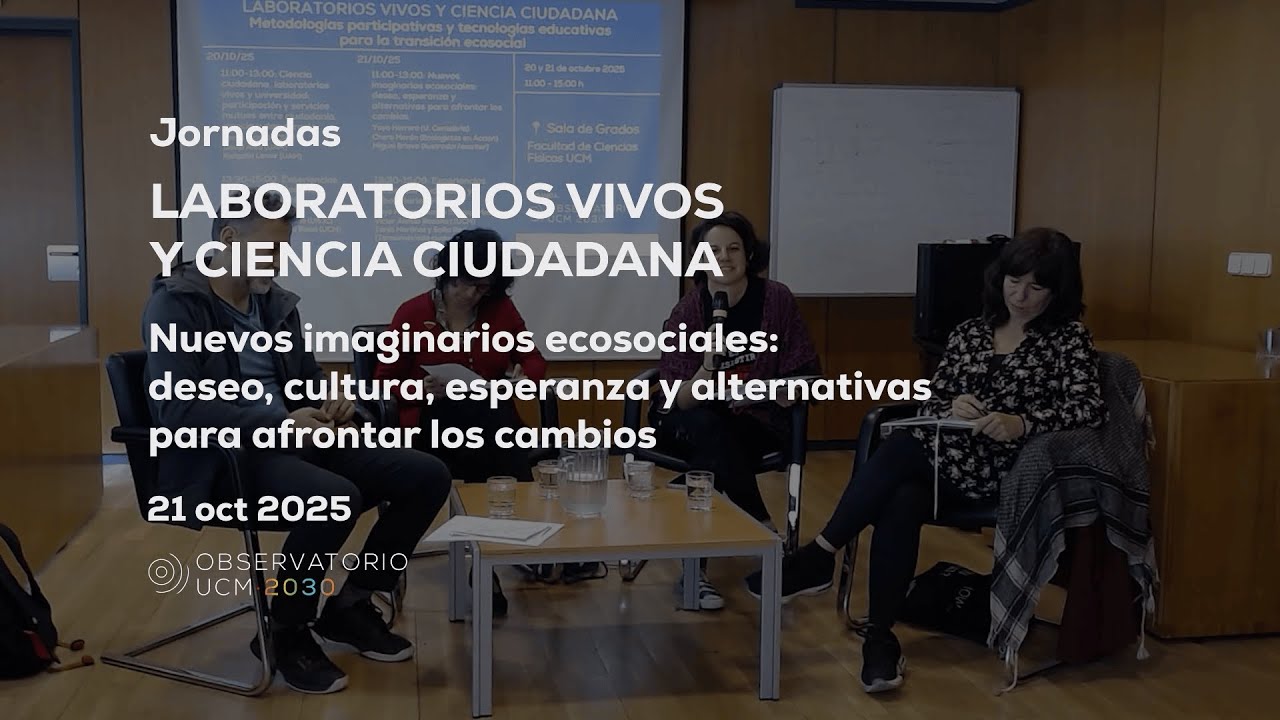 Sesión 1 | Laboratorios vivos y ciencia ciudadana – 21/10/2025