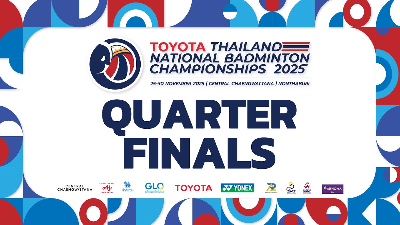 XD   Quarter final  ธนวินท์ มาดี ณปภากร ตุงคะสถาน VS รัชพล มรรคศศิธร นัทธมน ไล้สวน