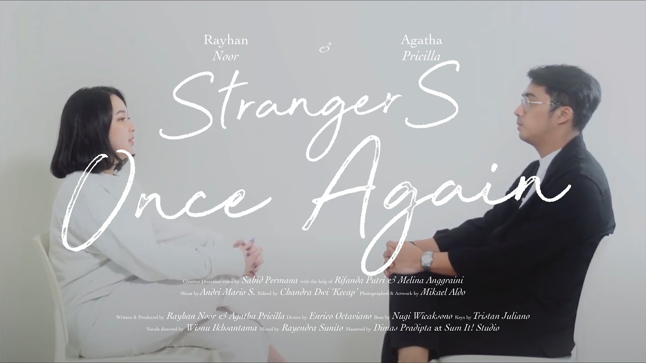 Rayhan Noor & Agatha Pricilla - Strangers Once Again (Official Lyric Video)
