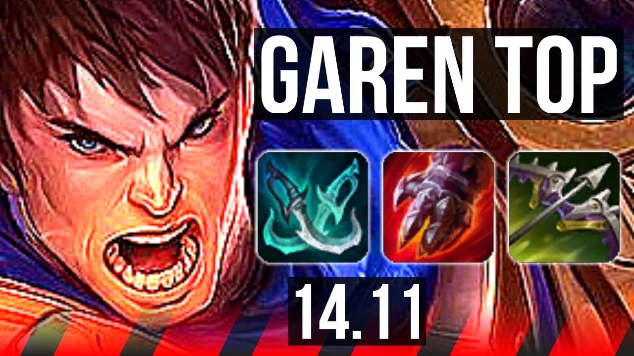 GAREN vs DARIUS (TOP) | 6 solo kills | BR Diamond | 14.11