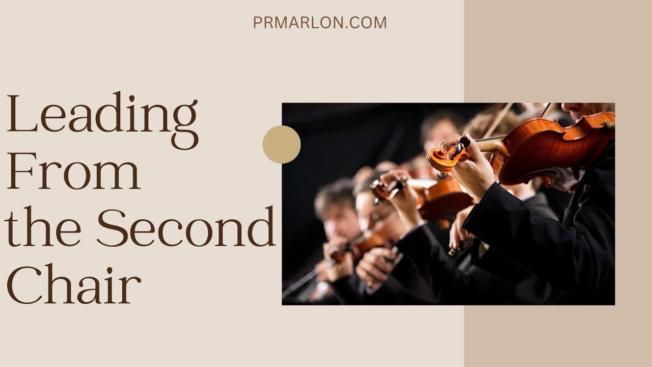 Leading from the Second Chair - Pastor Marlon Seifert
