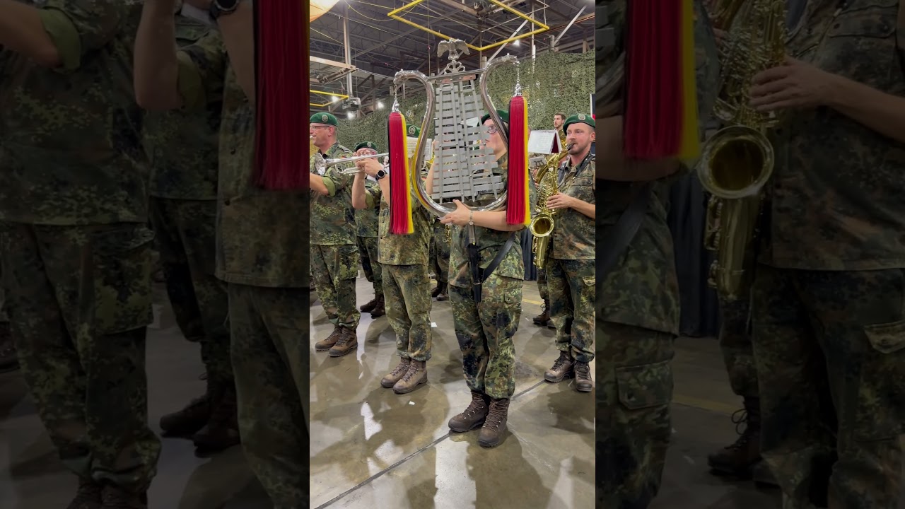 Bundeswehr Performs German National Anthem