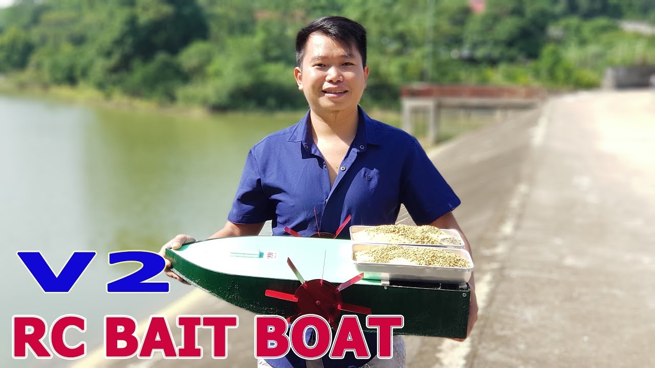 Build A Big RC Bait Boat - V2