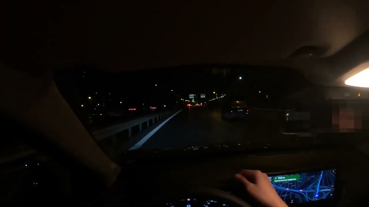 Nissan Juke 1.0T | night drive ASMR | acceleration & sound test | Istanbul,Turkey