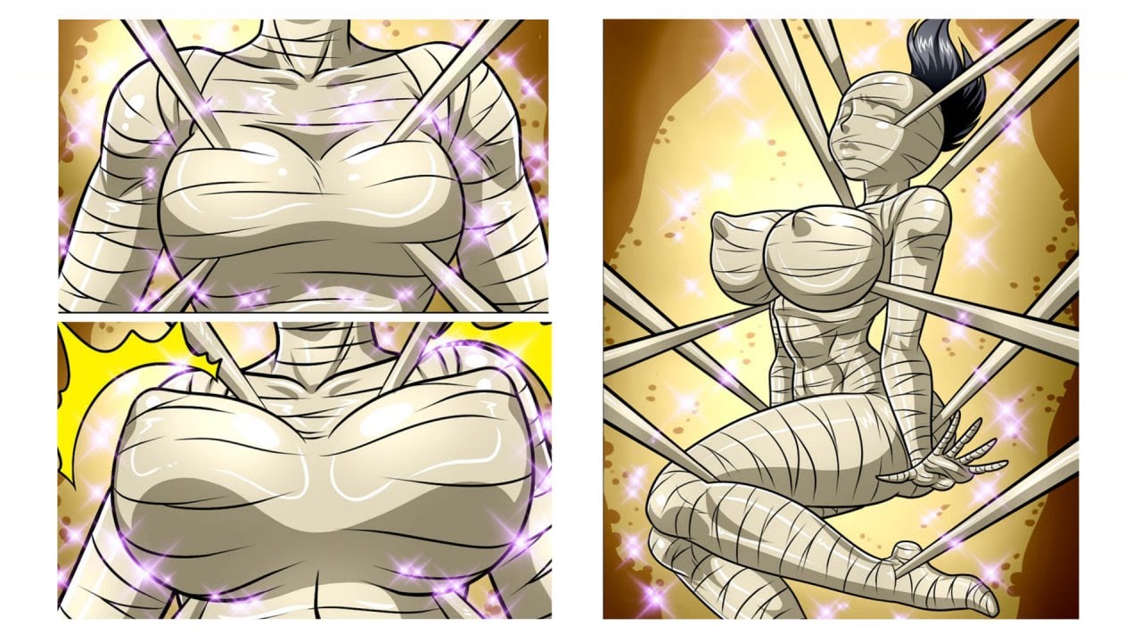 TG TF boy to girl  (Magic sarcophagus) Body change Gender bender TG body swap