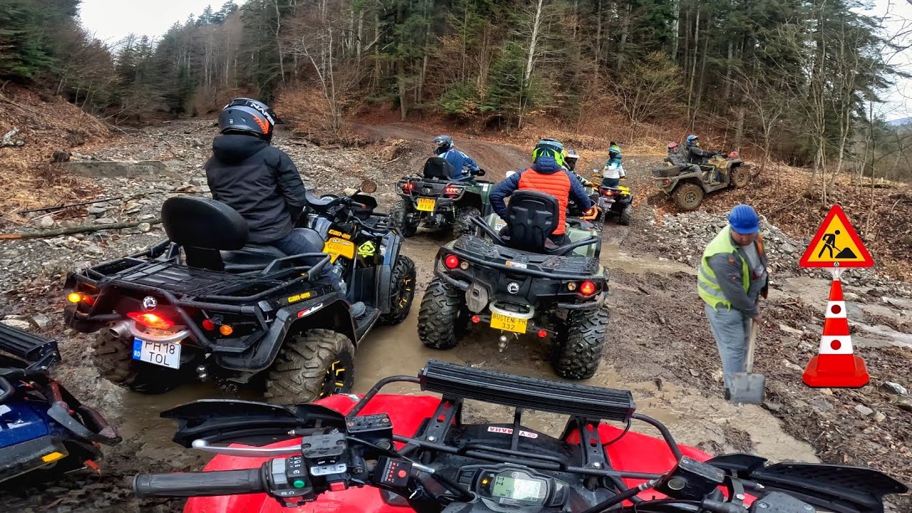 🚜 AM IESIM CU ATV-URILE LA NOROI DUPA ZAPADA *dezastru &icirc;n padure*