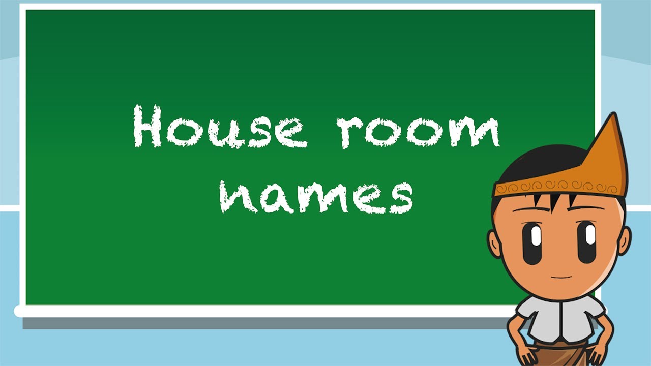 Learn Indonesian online - House room names - Lesson 30
