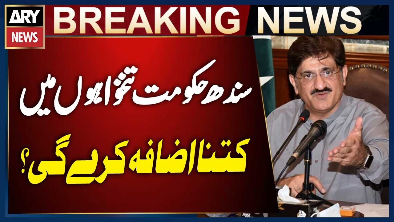 How Much Salary Increase Will Sindh Government Announce In Budget? | CM Statement Statement