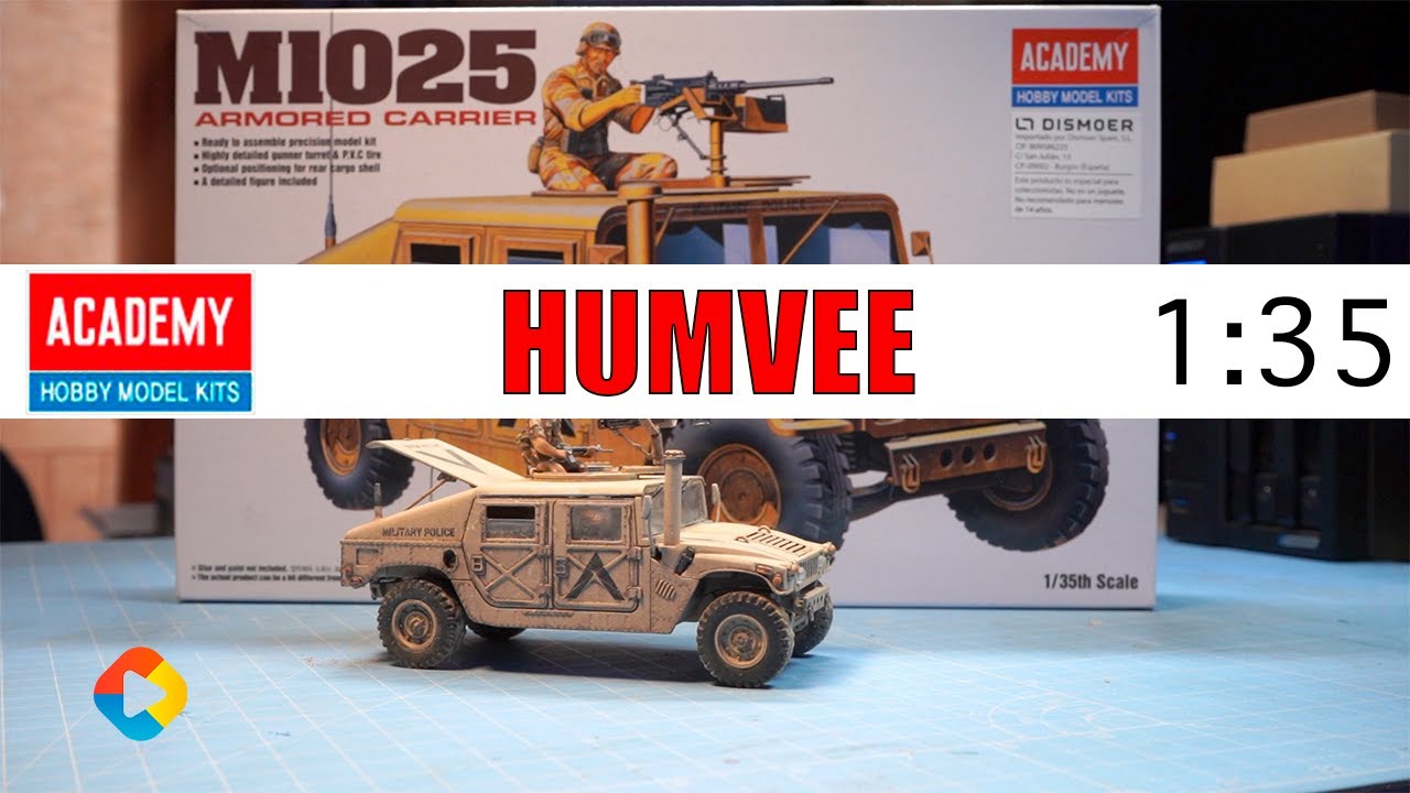 MAQUETA ACADEMY HOBBY MODEL KITS - M1025 | ESCALA 1:35 | EN ESPAÑOL - DonGregorioYJack