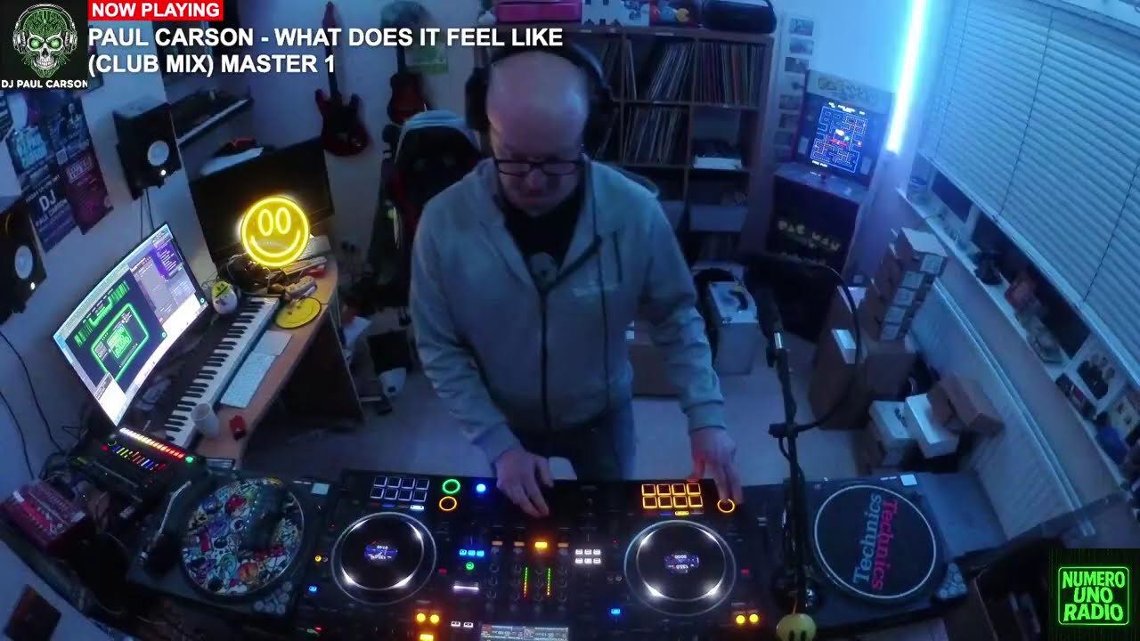 DJ Paul Carson LIVE | 135–175 BPM Energy Mix | Numero Uno Radio | 27 Feb 2026